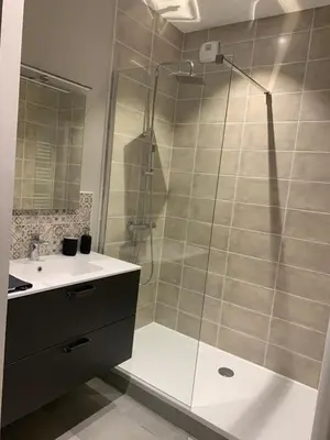 Salle de bains dans l'établissement Quai St Paul