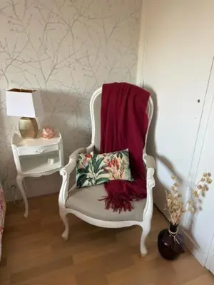 Coin salon dans l'établissement Aux portes de Pornichet, Chambres d'hôtes Ty'Sacha
