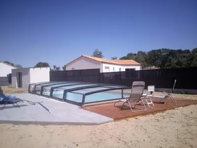 Plan de l'établissement Holiday home with private pool