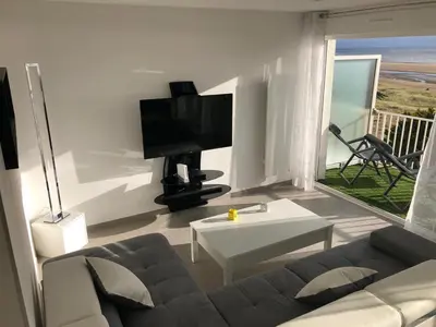 Télévision ou salle de divertissement dans l'établissement Appartement 