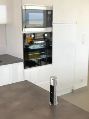 Cuisine ou kitchenette dans l'établissement Appartement 