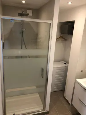 Salle de bains dans l'établissement Appartement 
