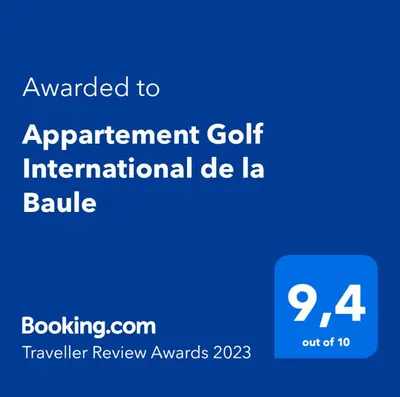 Certificat, récompense, panneau ou autre document affiché dans l'établissement Appartement Golf International de la Baule, Saint Denac, Saint André des Eaux