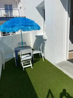 Terrasse ou espace extérieur de l'établissement Hôtel L'Embarcadère