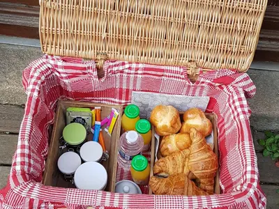 Nourriture dans la maison de vacances ou à proximité