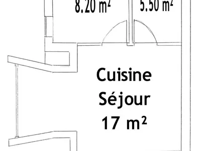 Plan de l'établissement Gîte en Bord de Mer à Saint-Michel-Chef-Chef - Terrasse, Parking, Équipements Familiaux - FR-1-306-819