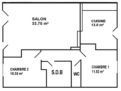 Plan de l'établissement Gîte familial avec jardin clos, à 25 km de Nantes, WiFi, vélos et jeux pour enfants. - FR-1-306-953