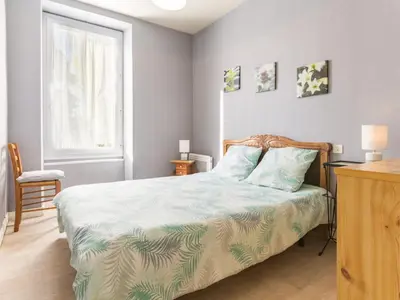 Un ou plusieurs lits dans un hébergement de l'établissement Gîte à la campagne avec jardin clos, terrasse, wifi et vélos - entre Ancenis et Châteaubriant - FR-1-306-1111