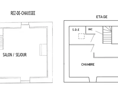 Plan de l'établissement Gîte calme entre plage et nature, 3 chambres, jardin clos, proche Guérande/La Baule - FR-1-306-1125