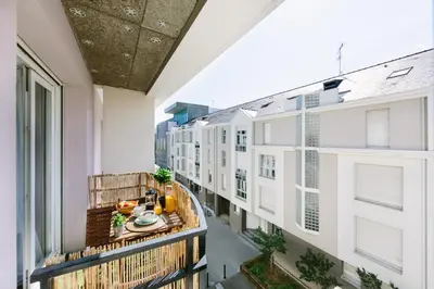 Balcon ou terrasse dans l'établissement L'Idéal - Cité des Congrès