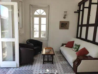 Coin salon dans l'établissement Château du Parc Soubise en Vendée