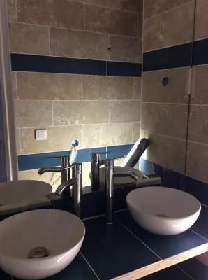 Salle de bains dans l'établissement Château du Parc Soubise en Vendée