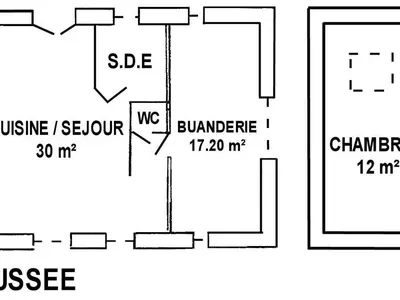 Plan de l'établissement Évasion champêtre entre Ancenis et Nantes - Maison rénovée avec jardin clos, pêche et animaux - FR-1-306-873