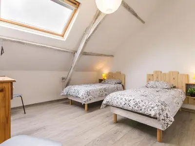 Un ou plusieurs lits dans un hébergement de l'établissement Évasion champêtre entre Ancenis et Nantes - Maison rénovée avec jardin clos, pêche et animaux - FR-1-306-873