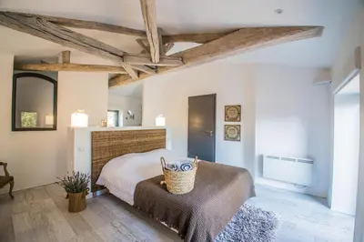 Un ou plusieurs lits dans un hébergement de l'établissement La grange du cleray