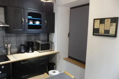 Cuisine ou kitchenette dans l'établissement La Gabelle Saint Hilaire
