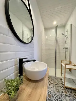 Salle de bains dans l'établissement BLUE MOON