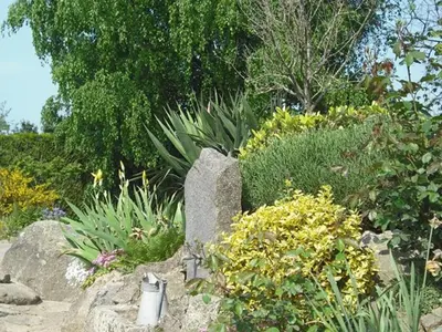 Jardin de l'établissement Gîte charmant à la campagne avec terrasse, proche du Puy du Fou et de la rivière Sèvre - FR-1-426-249