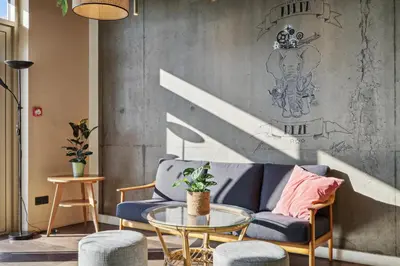Coin salon dans l'établissement Akena Nantes Rezé Aéroport