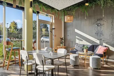 Coin salon dans l'établissement Akena Nantes Rezé Aéroport