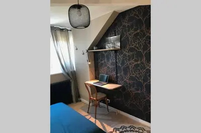 Coin salon dans l'établissement Maison Chiche