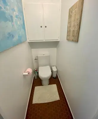 Salle de bains dans l'établissement Cottage au sein du 