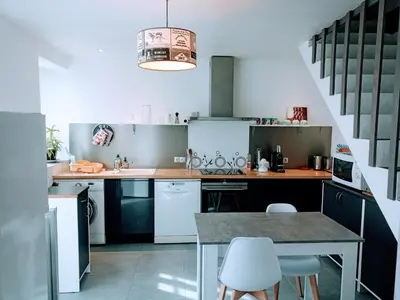 Cuisine ou kitchenette dans l'établissement Loc5c