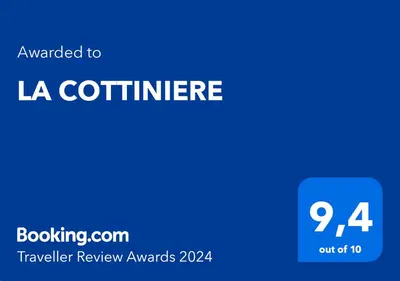 Certificat, récompense, panneau ou autre document affiché dans l'établissement LA COTTINIERE