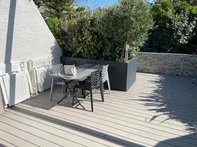 Balcon ou terrasse dans l'établissement 