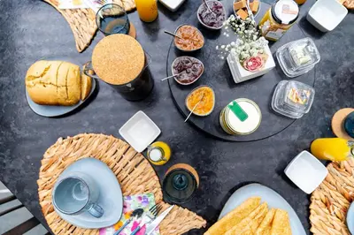 Nourriture dans le B&B/chambre d'hôtes ou à proximité