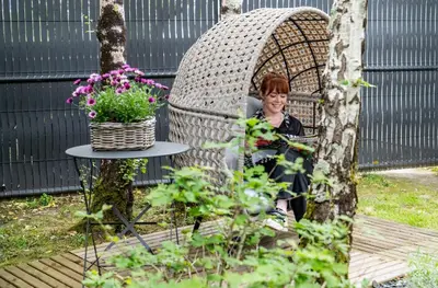 Jardin de l'établissement Escale et bien-être
