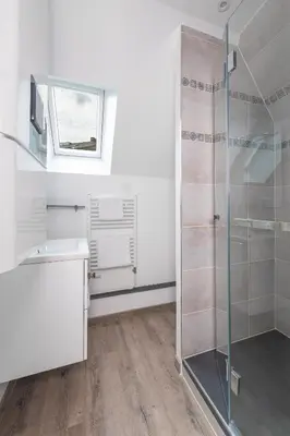Salle de bains dans l'établissement Hypercentre 14 rue Valdemaine
