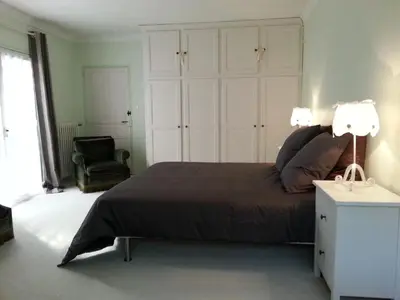 Un ou plusieurs lits dans un hébergement de l'établissement Les gîtes des Beaux Chênes