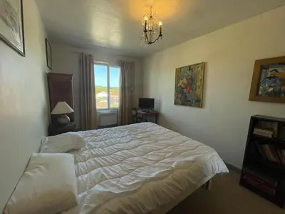 Un ou plusieurs lits dans un hébergement de l'établissement Appartement 2 chambres pour 6 personnes à Saint-Jean-de-Monts - FR-1-323-246