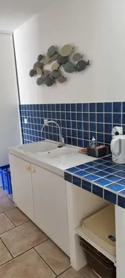 Cuisine ou kitchenette dans l'établissement Maison de Campagne de charme avec piscine privée classée 3 étoiles