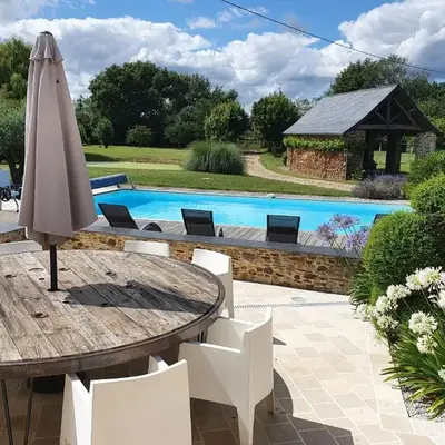Maison de Campagne de charme avec piscine privée classée 3 étoiles