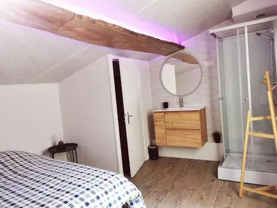 Un ou plusieurs lits dans un hébergement de l'établissement Duplex INDEPENDANT Centre ville