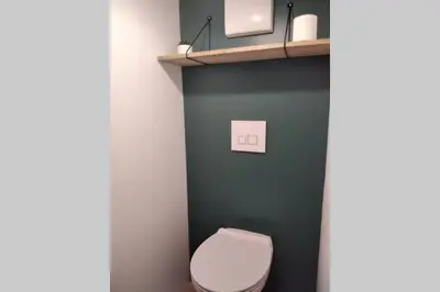 Salle de bains dans l'établissement le studio du fou
