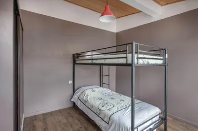 Un ou plusieurs lits dans un hébergement de l'établissement Maison pour 6. Pornic 700m de la plage