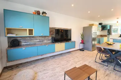 Cuisine ou kitchenette dans l'établissement Le CapriBeach by TAH - Top emplacement & Parking