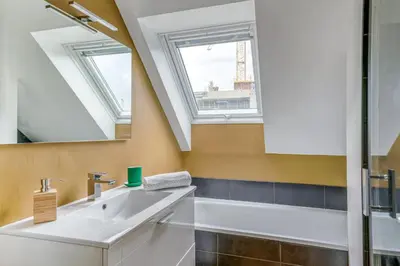 Salle de bains dans l'établissement NYMPHÉA - Duplex Hauts Pavés