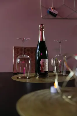 Boissons dans l'établissement Superbe appartement avec Balnéothérapie/spa/ Champagne