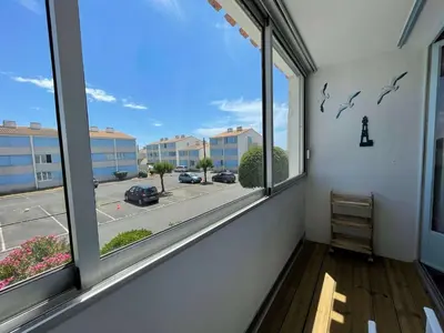 Plan de l'établissement Appartement rénové à neuf, 4 couchages, balcon ensoleillé, parking privé, proche plage et commerces - FR-1-224C-173