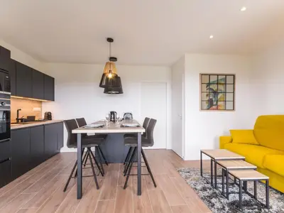 Cuisine ou kitchenette dans l'établissement Gîtes avec piscine chauffée proche plage. Jardin, spa, BBQ, Wifi. Ch. bébé incluse - FR-1-306-1209