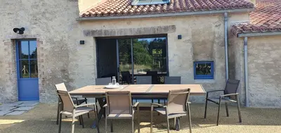 Terrasse ou espace extérieur de l'établissement La borderie de Beauregard