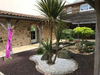 Jardin de l'établissement La Minaudière