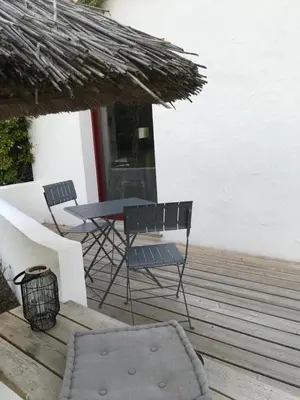 Balcon ou terrasse dans l'établissement chambre d hôtes les trois châteaux
