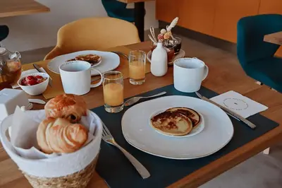 Nourriture dans le B&B/chambre d'hôtes ou à proximité