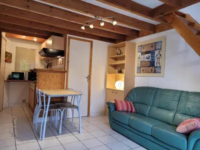 Coin salon dans l'établissement Gîte Mélisse