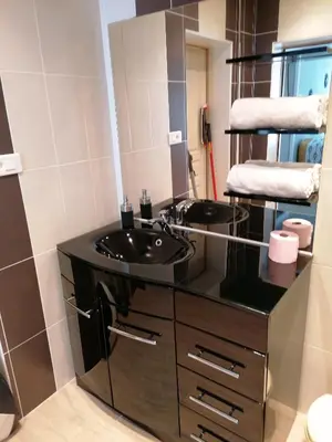 Cuisine ou kitchenette dans l'établissement Le repos chavagnais